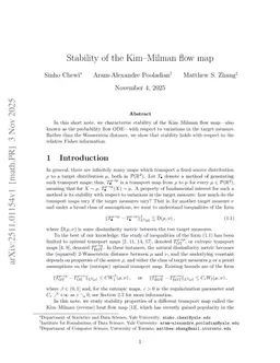 Stability of the Kim--Milman flow map