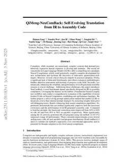 QiMeng-NeuComBack: Self-Evolving Translation from IR to Assembly Code