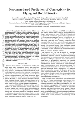 Koopman-based Prediction of Connectivity for Flying Ad Hoc Networks