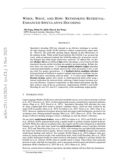 When, What, and How: Rethinking Retrieval-Enhanced Speculative Decoding