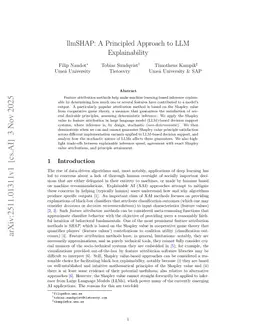 llmSHAP: A Principled Approach to LLM Explainability