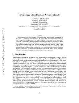 Partial Trace-Class Bayesian Neural Networks