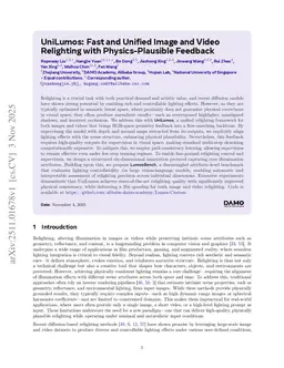 UniLumos: Fast and Unified Image and Video Relighting with Physics-Plausible Feedback