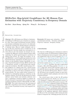 HGFreNet: Hop-hybrid GraphFomer for 3D Human Pose Estimation with Trajectory Consistency in Frequency Domain