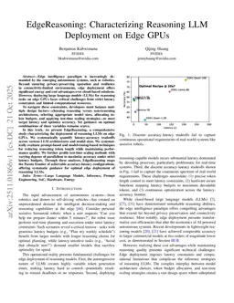 EdgeReasoning: Characterizing Reasoning LLM Deployment on Edge GPUs