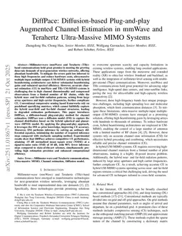 DiffPace: Diffusion-based Plug-and-play Augmented Channel Estimation in mmWave and Terahertz Ultra-Massive MIMO Systems