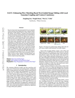 LGCC: Enhancing Flow Matching Based Text-Guided Image Editing with Local Gaussian Coupling and Context Consistency