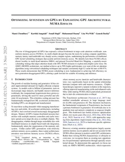 Optimizing Attention on GPUs by Exploiting GPU Architectural NUMA Effects