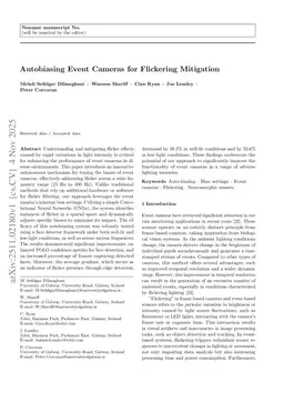 Autobiasing Event Cameras for Flickering Mitigation