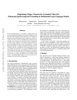 Pinpointing Trigger Moment for Grounded Video QA: Enhancing Spatio-temporal Grounding in Multimodal Large Language Models