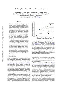 Training Proactive and Personalized LLM Agents