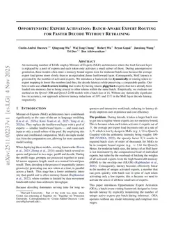 Opportunistic Expert Activation: Batch-Aware Expert Routing for Faster Decode Without Retraining