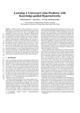 Learning A Universal Crime Predictor with Knowledge-guided Hypernetworks