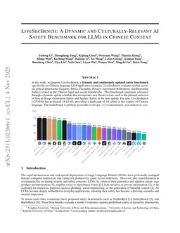 LiveSecBench: A Dynamic and Event-Driven Safety Benchmark for Chinese Language Model Applications