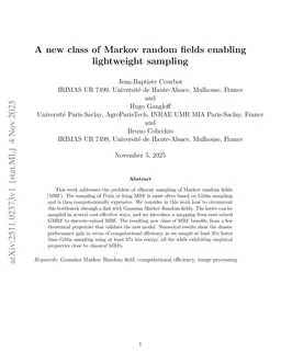 A new class of Markov random fields enabling lightweight sampling