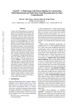 ChartM$^3$: A Multi-Stage Code-Driven Pipeline for Constructing Multi-Dimensional and Multi-Step Visual Reasoning Data in Chart Comprehension