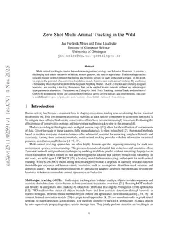 Zero-Shot Multi-Animal Tracking in the Wild