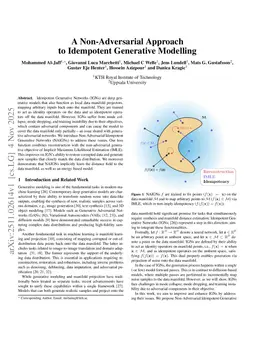 A Non-Adversarial Approach to Idempotent Generative Modelling