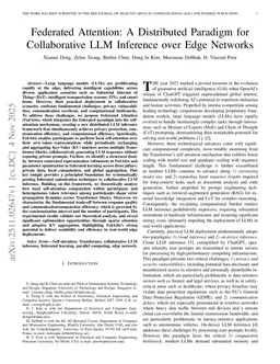 Federated Attention: A Distributed Paradigm for Collaborative LLM Inference over Edge Networks