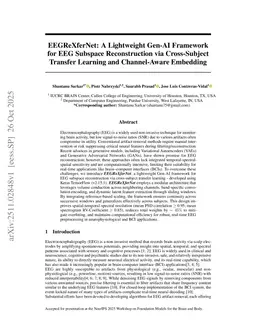 EEGReXferNet: A Lightweight Gen-AI Framework for EEG Subspace Reconstruction via Cross-Subject Transfer Learning and Channel-Aware Embedding
