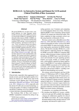 ROBoto2: An Interactive System and Dataset for LLM-assisted Clinical Trial Risk of Bias Assessment