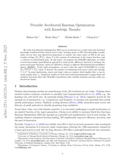 Provable Accelerated Bayesian Optimization with Knowledge Transfer