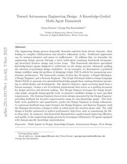 Toward Autonomous Engineering Design: A Knowledge-Guided Multi-Agent Framework