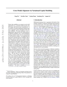 Cross-Modal Alignment via Variational Copula Modelling
