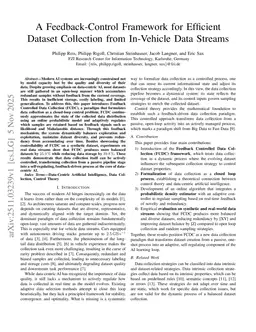 A Feedback-Control Framework for Efficient Dataset Collection from In-Vehicle Data Streams