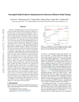 Decoupled Multi-Predictor Optimization for Inference-Efficient Model Tuning