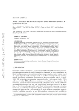 When Generative Artificial Intelligence meets Extended Reality: A Systematic Review