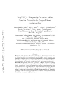 SurgViVQA: Temporally-Grounded Video Question Answering for Surgical Scene Understanding