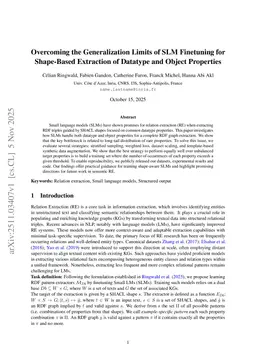 Overcoming the Generalization Limits of SLM Finetuning for Shape-Based Extraction of Datatype and Object Properties
