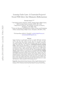 Learning Under Laws: A Constraint-Projected Neural PDE Solver that Eliminates Hallucinations
