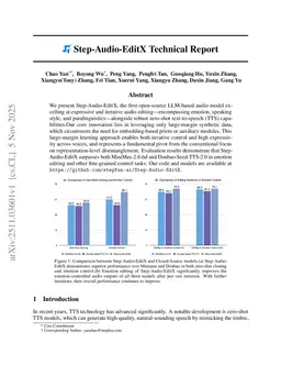 Step-Audio-EditX Technical Report