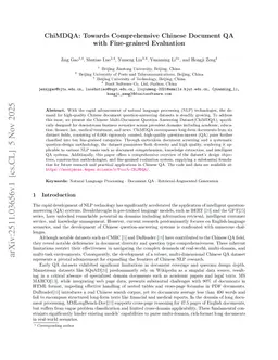 ChiMDQA: Towards Comprehensive Chinese Document QA with Fine-grained Evaluation