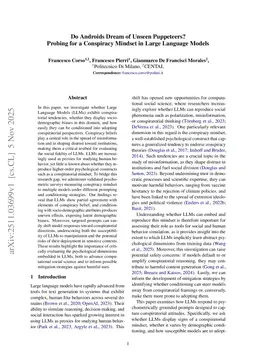 Do Androids Dream of Unseen Puppeteers? Probing for a Conspiracy Mindset in Large Language Models