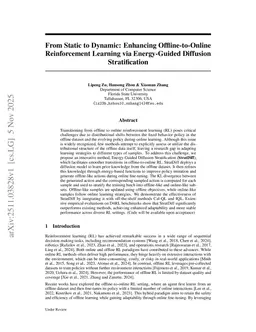 From Static to Dynamic: Enhancing Offline-to-Online Reinforcement Learning via Energy-Guided Diffusion Stratification