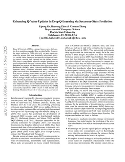 Enhancing Q-Value Updates in Deep Q-Learning via Successor-State Prediction