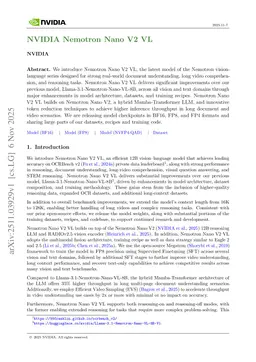 NVIDIA Nemotron Nano V2 VL