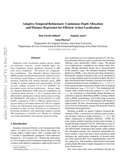 Temporal Zoom Networks: Distance Regression and Continuous Depth for Efficient Action Localization