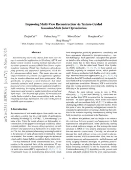Improving Multi-View Reconstruction via Texture-Guided Gaussian-Mesh Joint Optimization