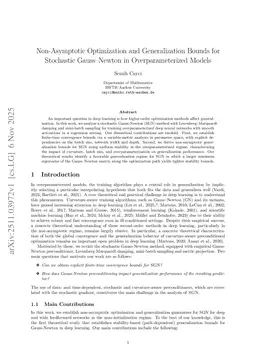 Non-Asymptotic Optimization and Generalization Bounds for Stochastic Gauss-Newton in Overparameterized Models
