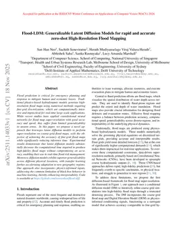 Flood-LDM: Generalizable Latent Diffusion Models for rapid and accurate zero-shot High-Resolution Flood Mapping