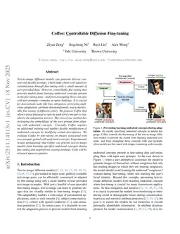 Coffee: Controllable Diffusion Fine-tuning