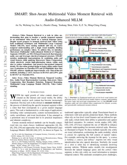 SMART: Shot-Aware Multimodal Video Moment Retrieval with Audio-Enhanced MLLM