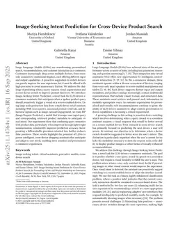 Image-Seeking Intent Prediction for Cross-Device Product Search