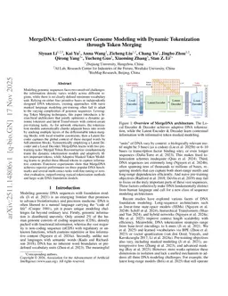 MergeDNA: Context-aware Genome Modeling with Dynamic Tokenization through Token Merging