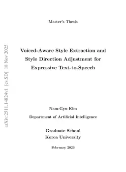 Voiced-Aware Style Extraction and Style Direction Adjustment for Expressive Text-to-Speech