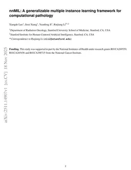 nnMIL: A generalizable multiple instance learning framework for computational pathology